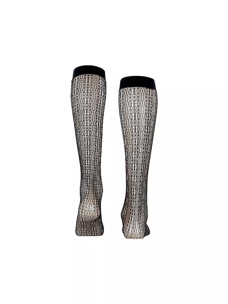 FALKE | Kniestrümpfe CROSSROADS black | dunkelrot