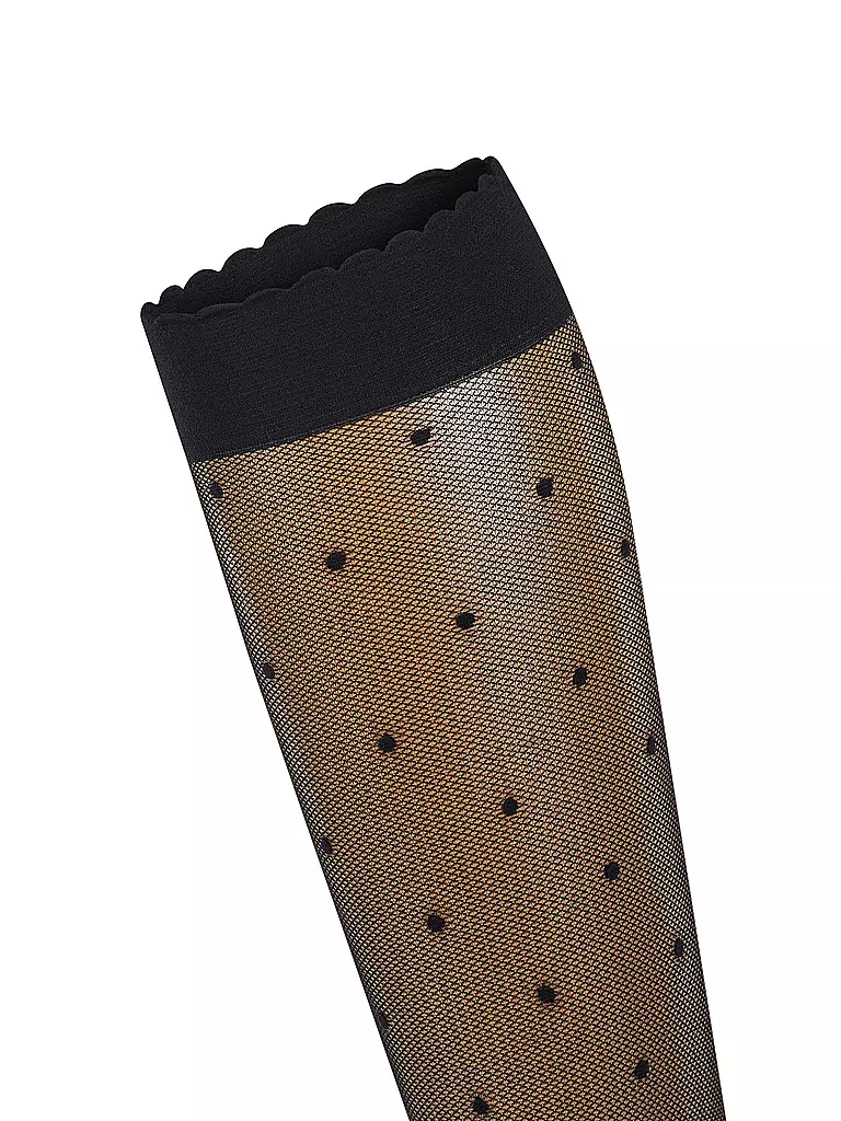 FALKE | Kniestrümpfe DOT 15 Den black | schwarz