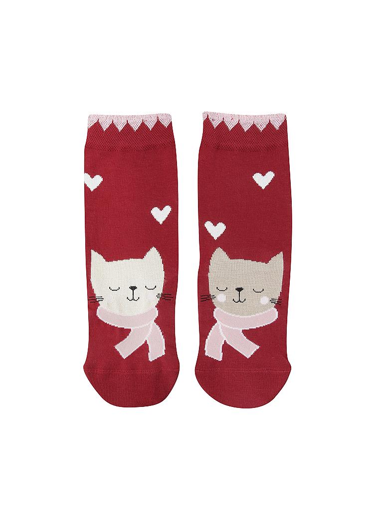 FALKE | Mädchen Socken Cat berry | rot