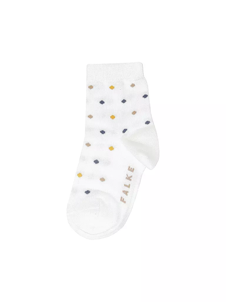 FALKE | Mädchen Socken Multi Dot offwhite | creme