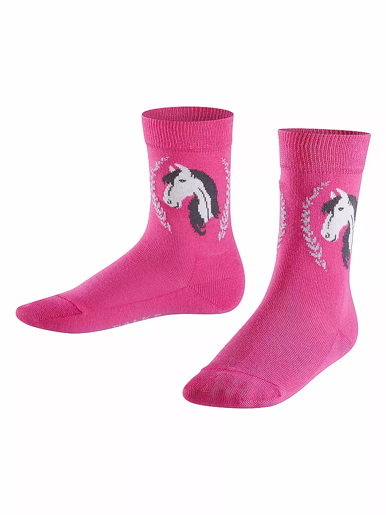 FALKE | Mädchen-Socken "Horse" (Gloss) | pink