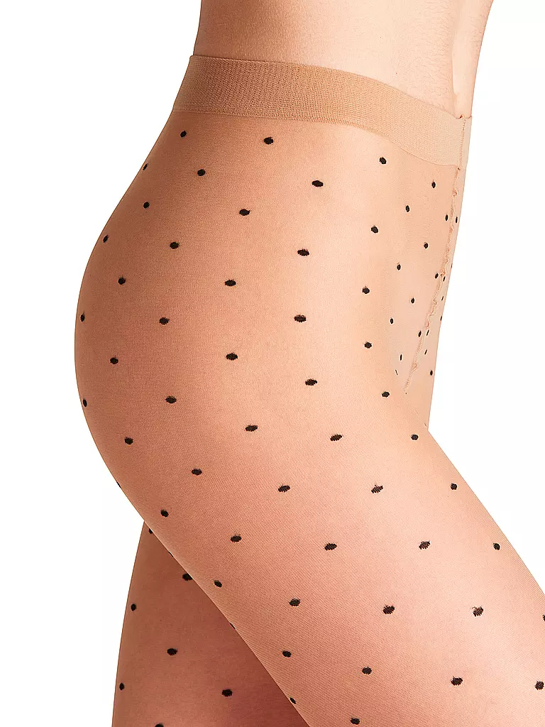 FALKE | Modestrumpfhose 15 Dot Powder | beige