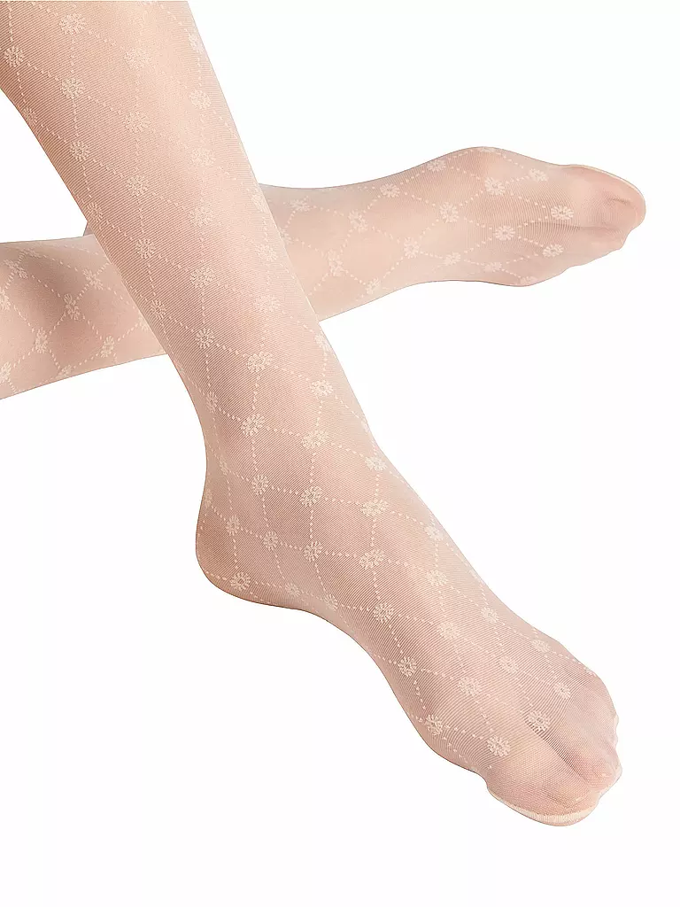 FALKE | Modestrumpfhose ETERNAL 20 DEN champagne | dunkelblau