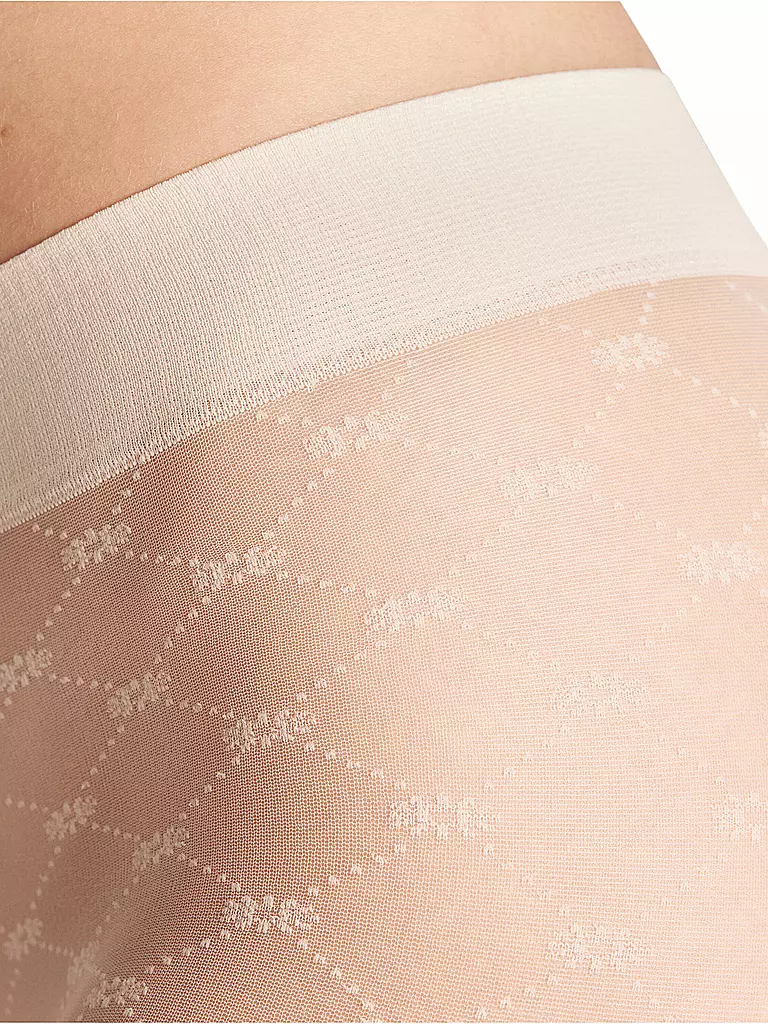 FALKE | Modestrumpfhose ETERNAL 20 DEN champagne | dunkelblau