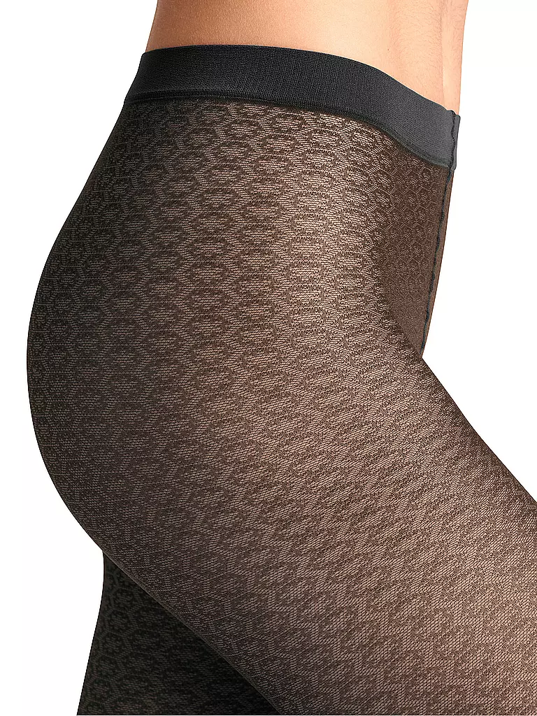 FALKE | Modestrumpfhose PARTICLE black | schwarz