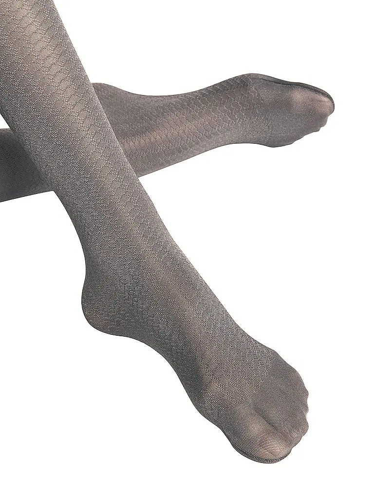 FALKE | Modestrumpfhose SLICK SKIN flanell | grau