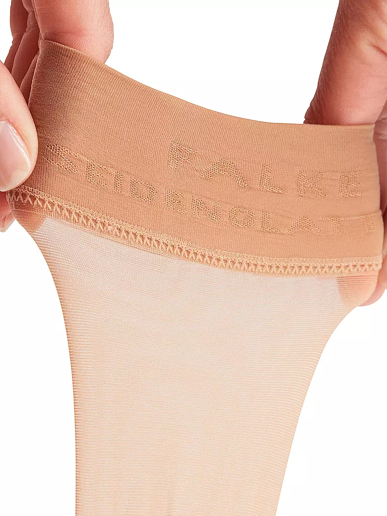 FALKE | Söckchen SEIDENGLATT 15 DEN powder  | beige