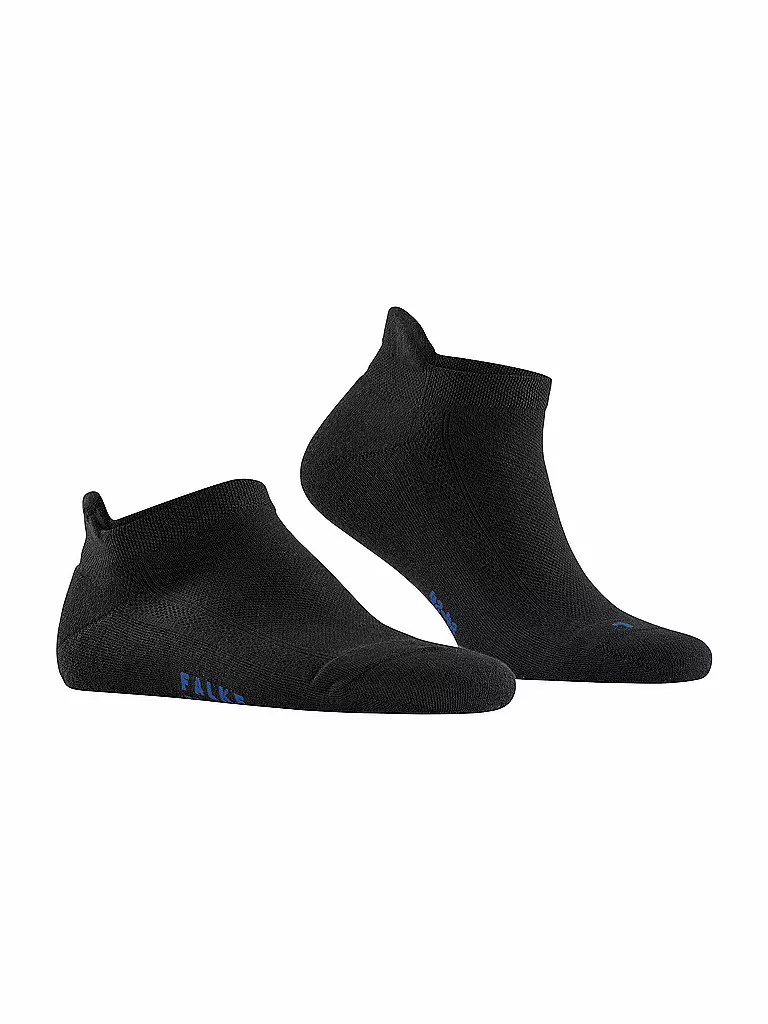 FALKE | Sneakersocken COOL KICK black | hellgrau