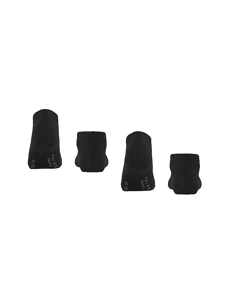 FALKE | Sneakersocken Happy 2er Pkg black | blau