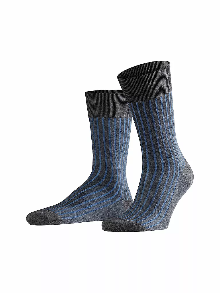 FALKE | Socken "Shadow" (anthrazit/blau) | grau