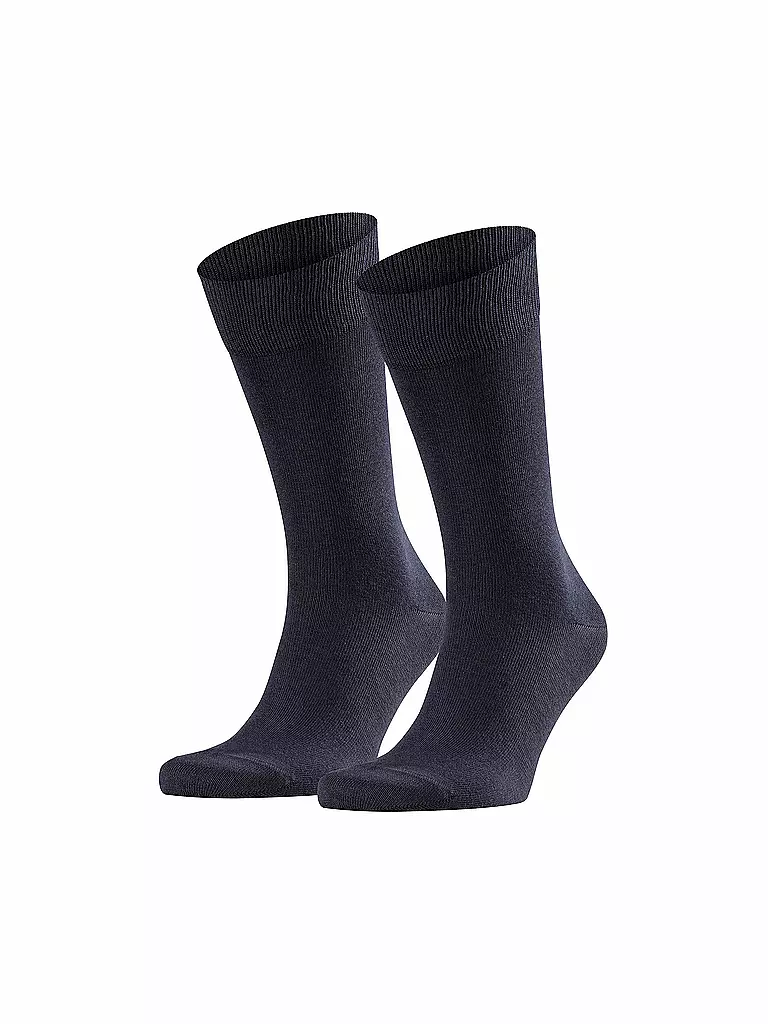 FALKE | Socken 2-er Pkg "Happy" (dark navy) | blau