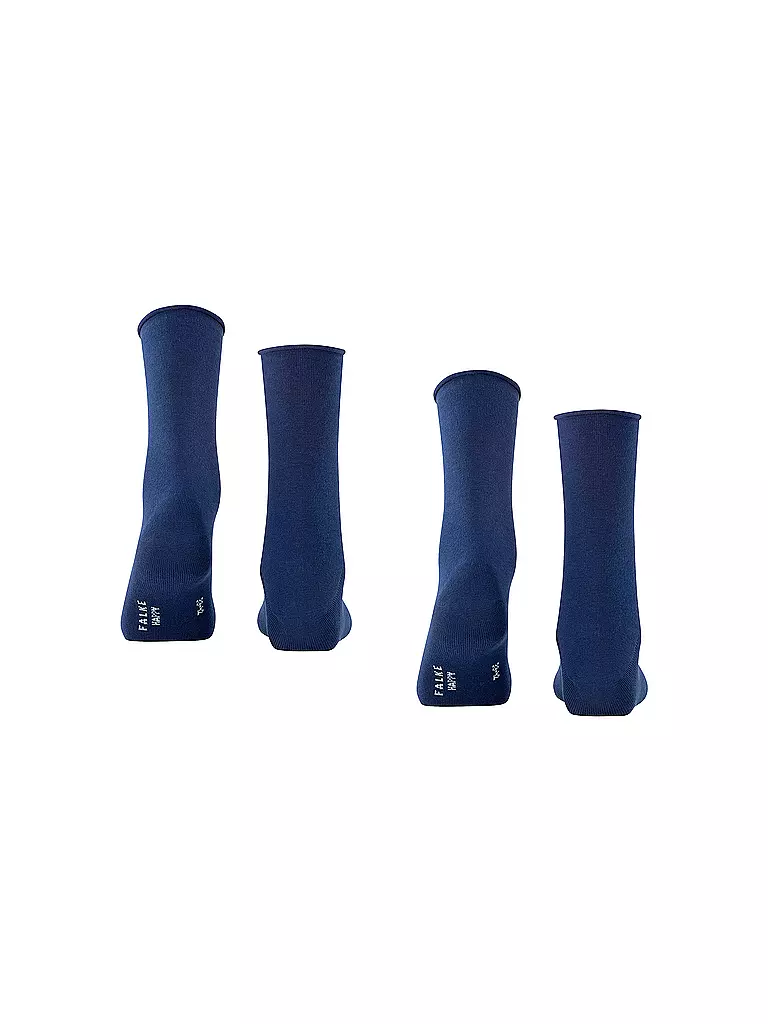 FALKE | Socken 2-er Pkg. HAPPY royal blue | rosa