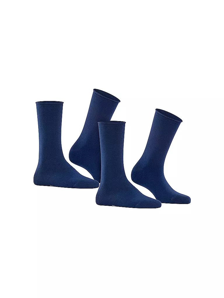 FALKE | Socken 2-er Pkg. HAPPY royal blue | rosa