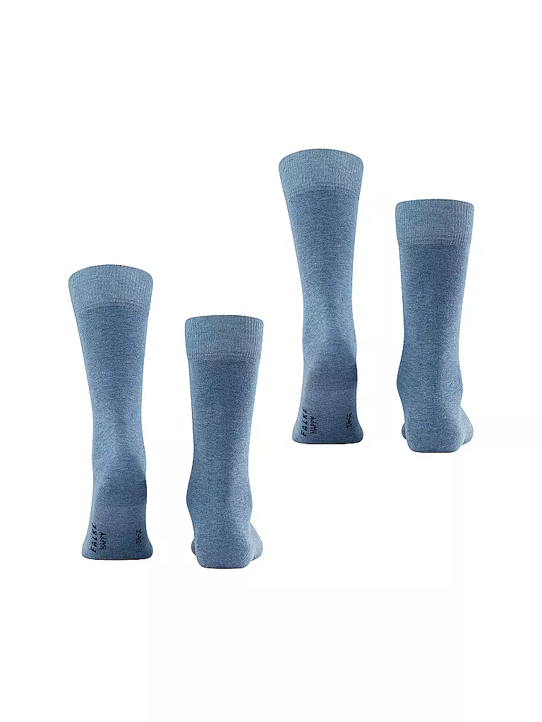 FALKE | Socken 2er Pkg HAPPY light denim | braun