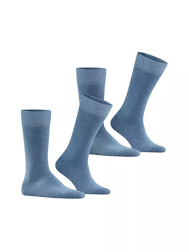 FALKE | Socken 2er Pkg HAPPY light denim | braun
