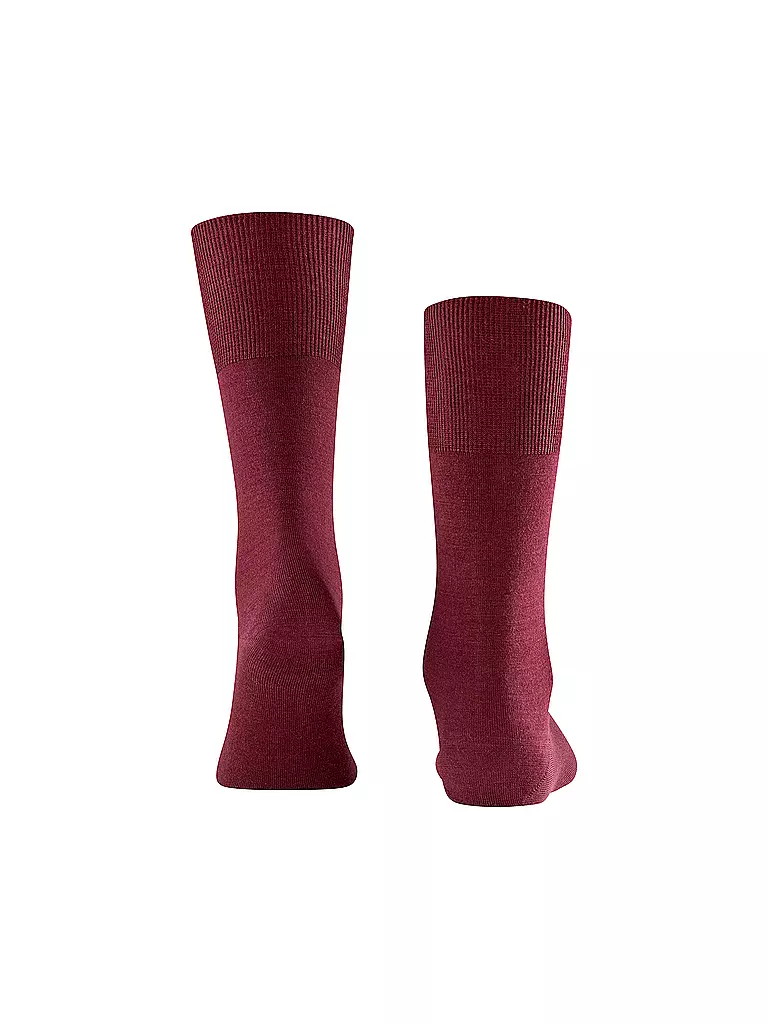 FALKE | Socken Airport barolo | dunkelrot