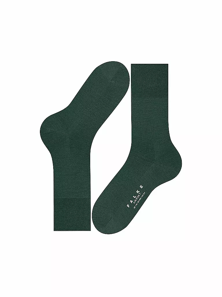 FALKE | Socken Airport hunter green | braun