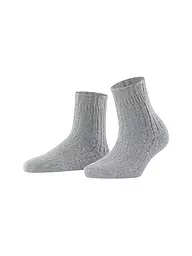 FALKE | Socken BEDSOCK RIB  | silber
