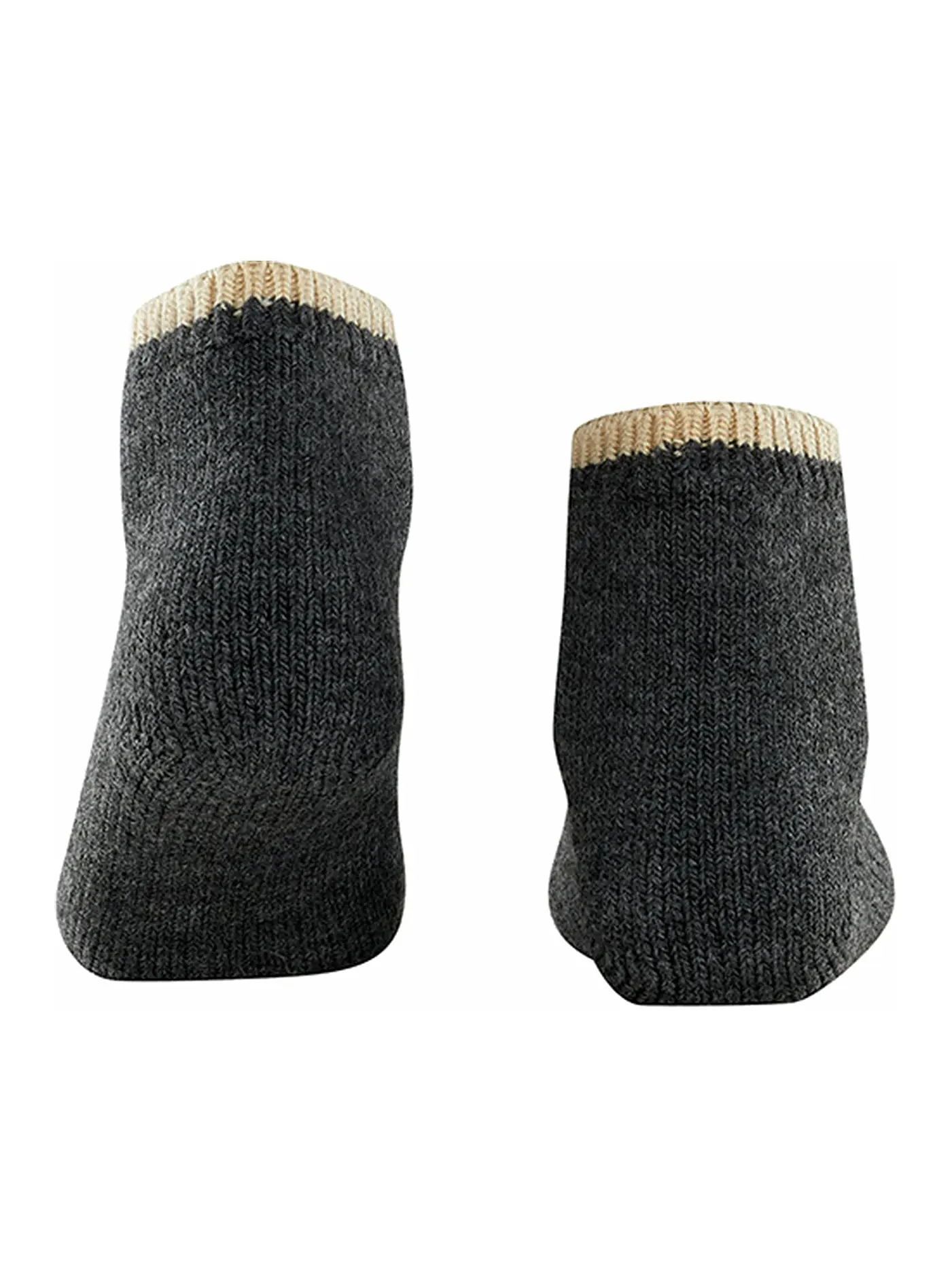 FALKE | Socken Cosy Plush anthra.mel | schwarz