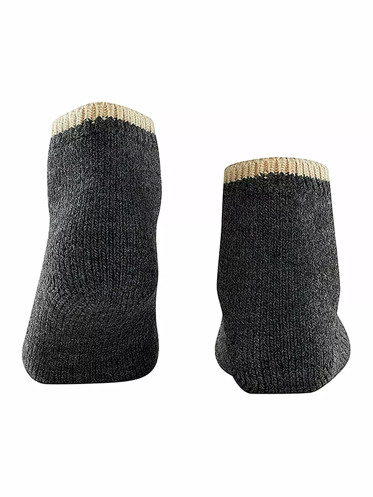 FALKE | Socken Cosy Plush anthra.mel | schwarz