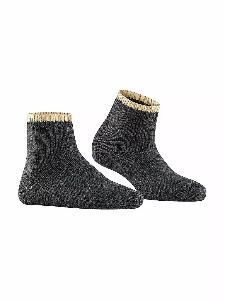 FALKE | Socken Cosy Plush anthra.mel | grau