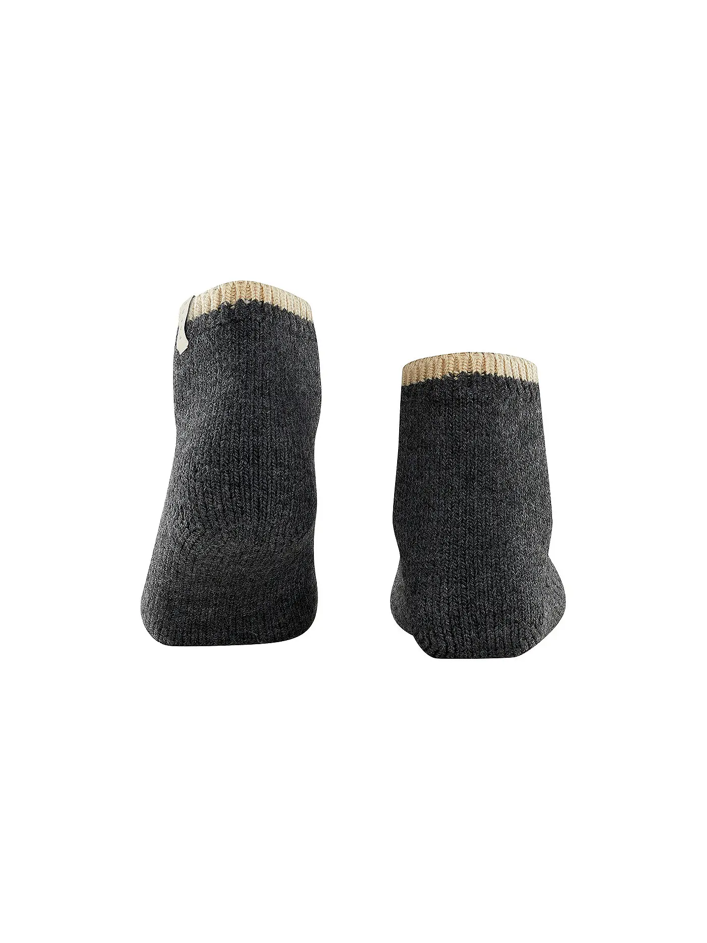 FALKE | Socken Cosy Plush anthra.mel | schwarz