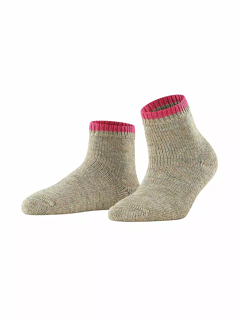 FALKE | Socken Cosy Plush nut mel. | hellgrau