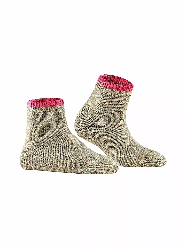 FALKE | Socken Cosy Plush nut mel. | camel