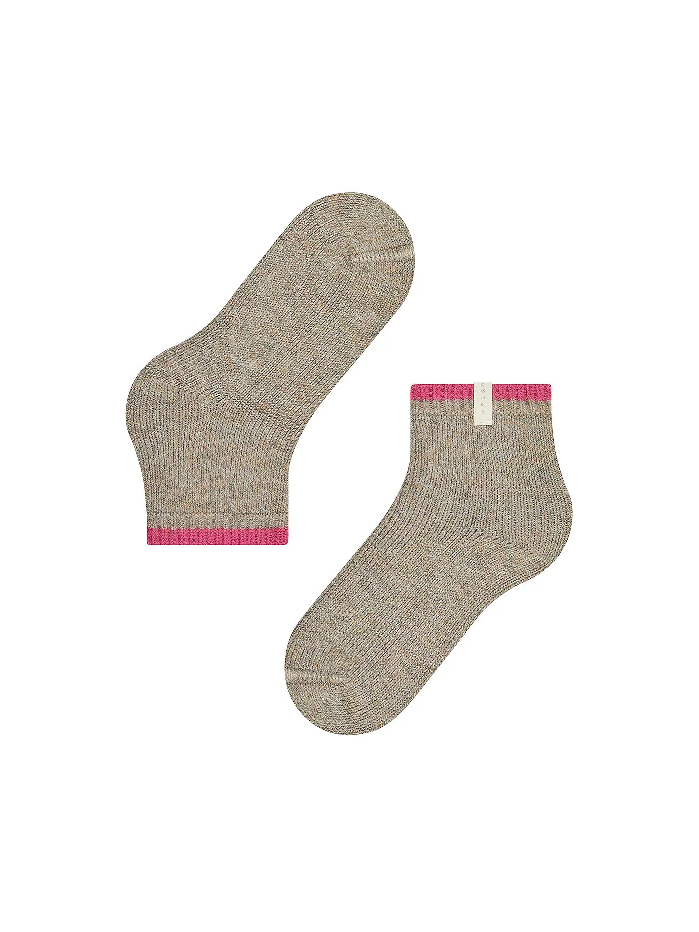 FALKE | Socken Cosy Plush nut mel. | hellgrau