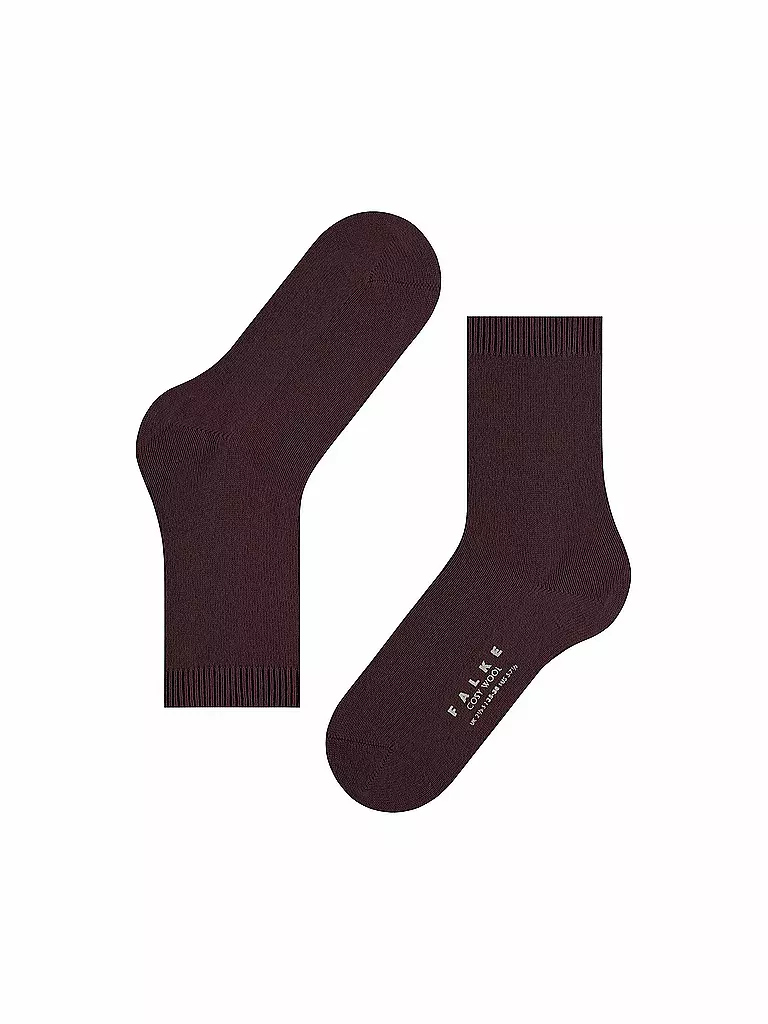 FALKE | Socken Cosy Wool barolo | rot