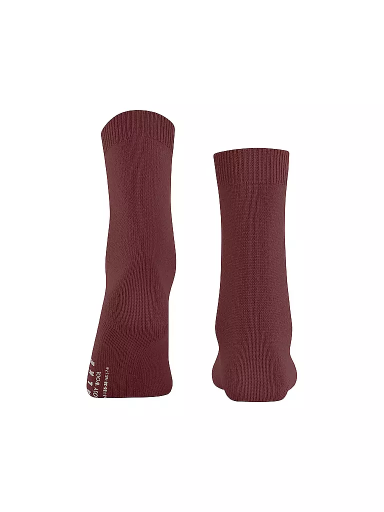 FALKE | Socken COSY WOOL cayenne | dunkelrot