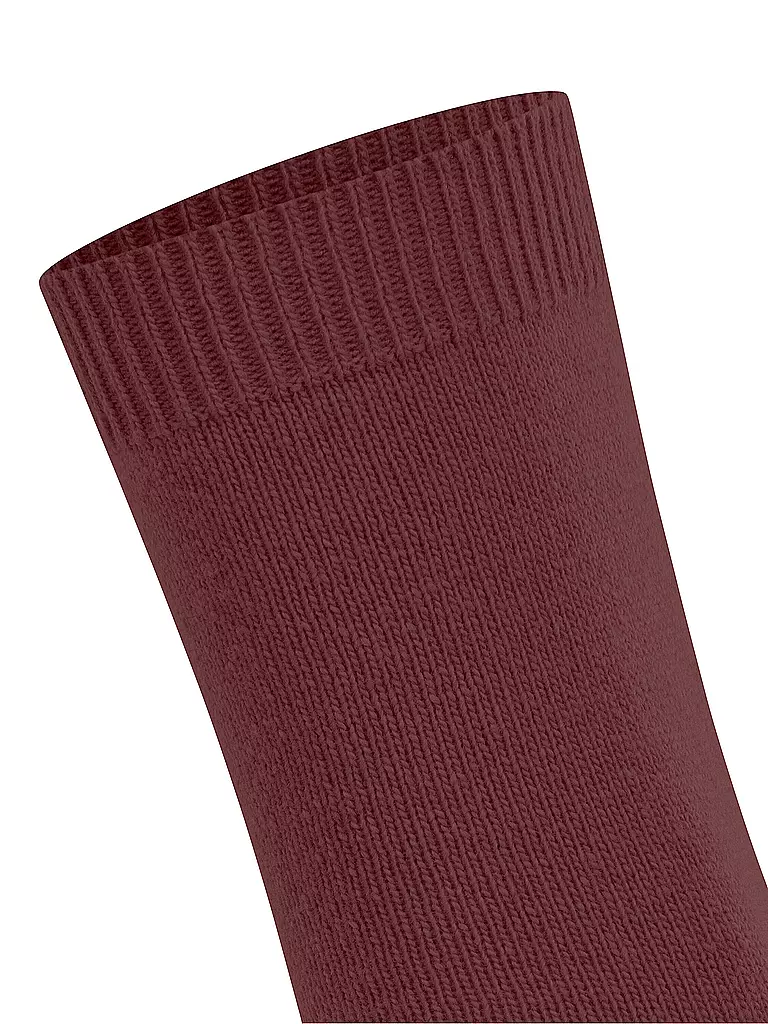 FALKE | Socken COSY WOOL cayenne | dunkelrot