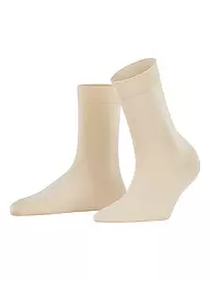 FALKE | Socken COTTON TOUCH Silver | creme