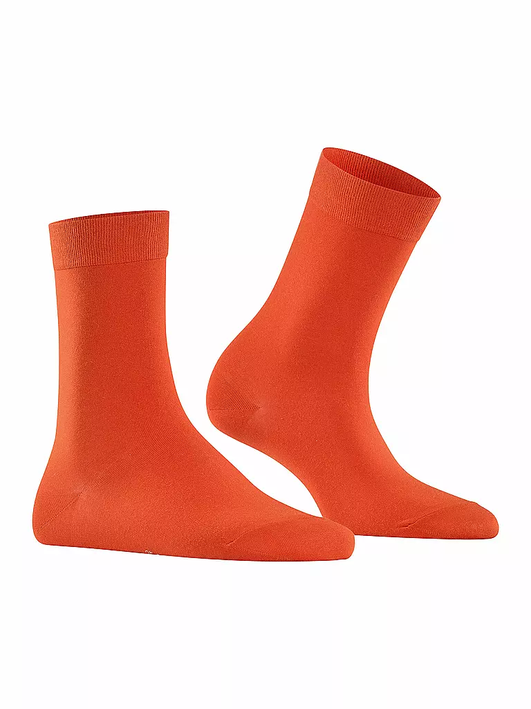 FALKE | Socken COTTON TOUCH ziegel | dunkelblau