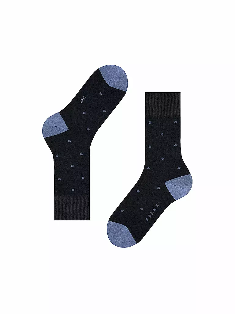 FALKE | Socken Dot dark navy | grau
