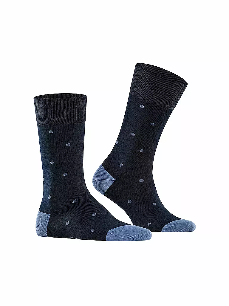 FALKE | Socken Dot dark navy | grau