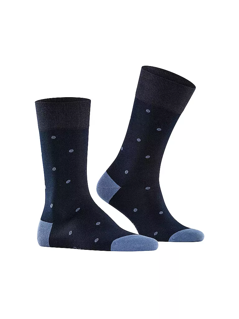FALKE | Socken Dot dark navy | grau