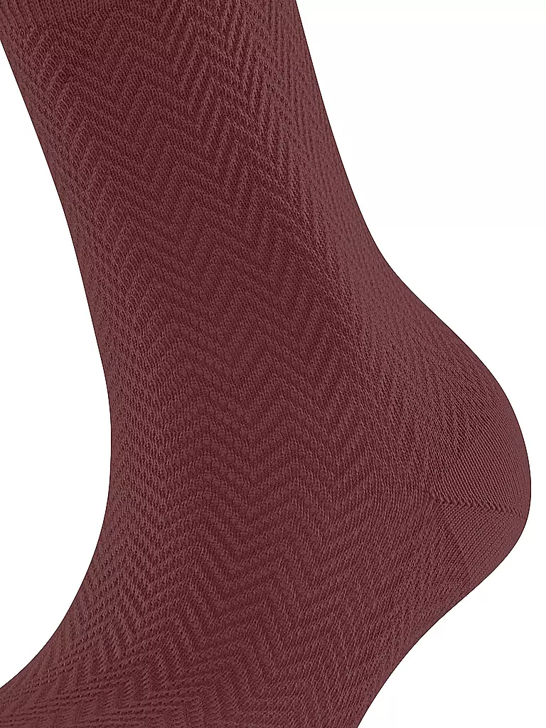 FALKE | Socken FABLE ESTATE cayenne | dunkelrot