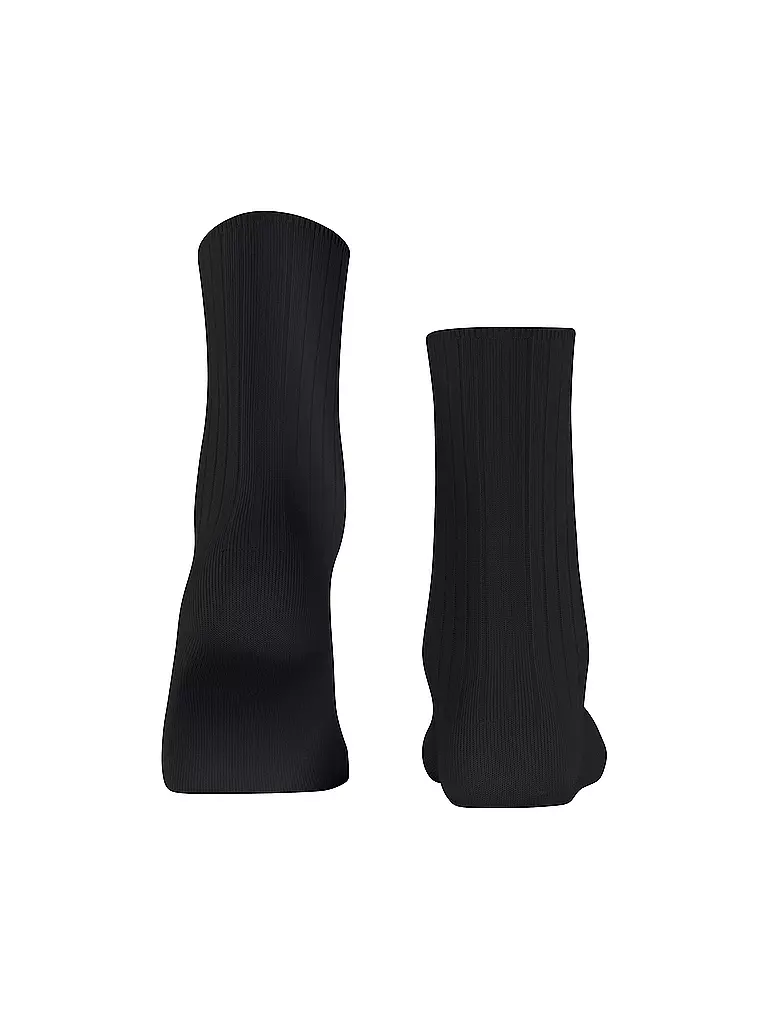 FALKE | Socken FALKE COTTON RIB black | schwarz