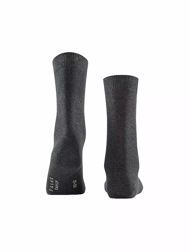 FALKE | Socken Family anthra.mel | grau