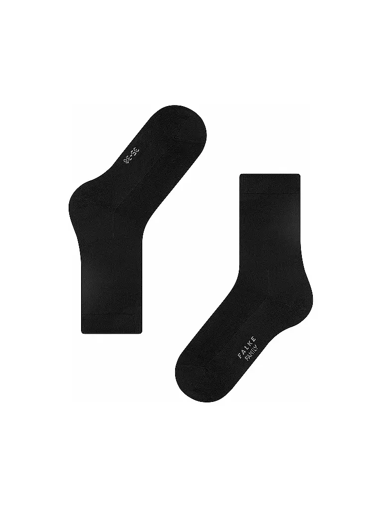 FALKE | Socken Family black | schwarz