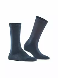 FALKE | Socken Family anthra.mel | blau