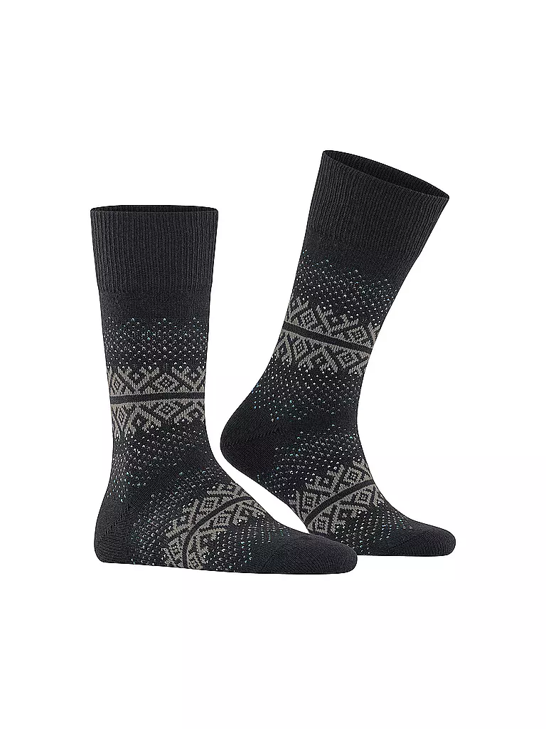 FALKE | Socken INVERNESS black | olive