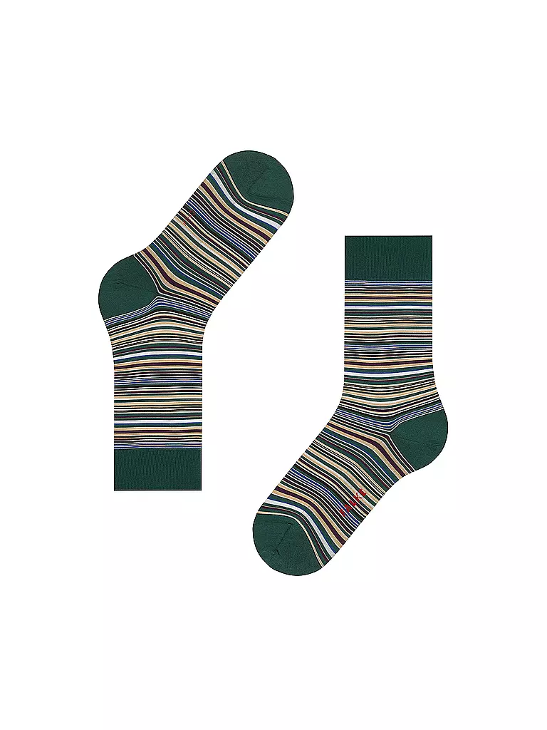 FALKE | Socken MICROBLOCK hunter green | beige