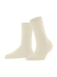 FALKE | Socken NEEDLEPOINT space blue | Creme