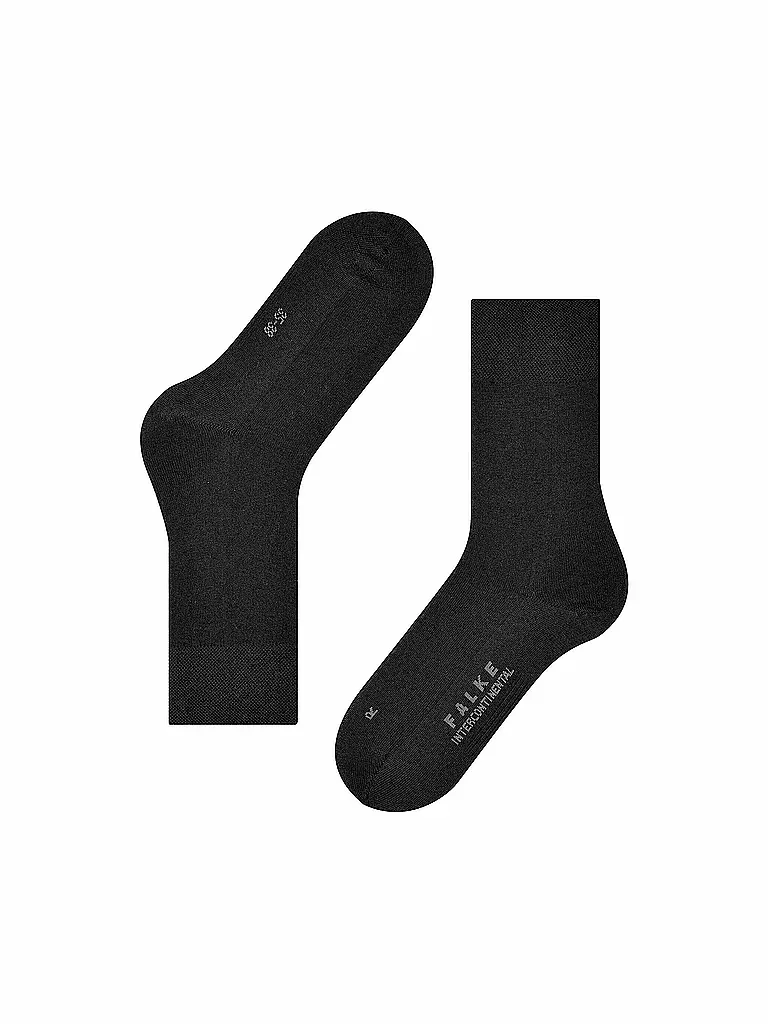 FALKE | Socken Sensitive Intercontinental black | schwarz