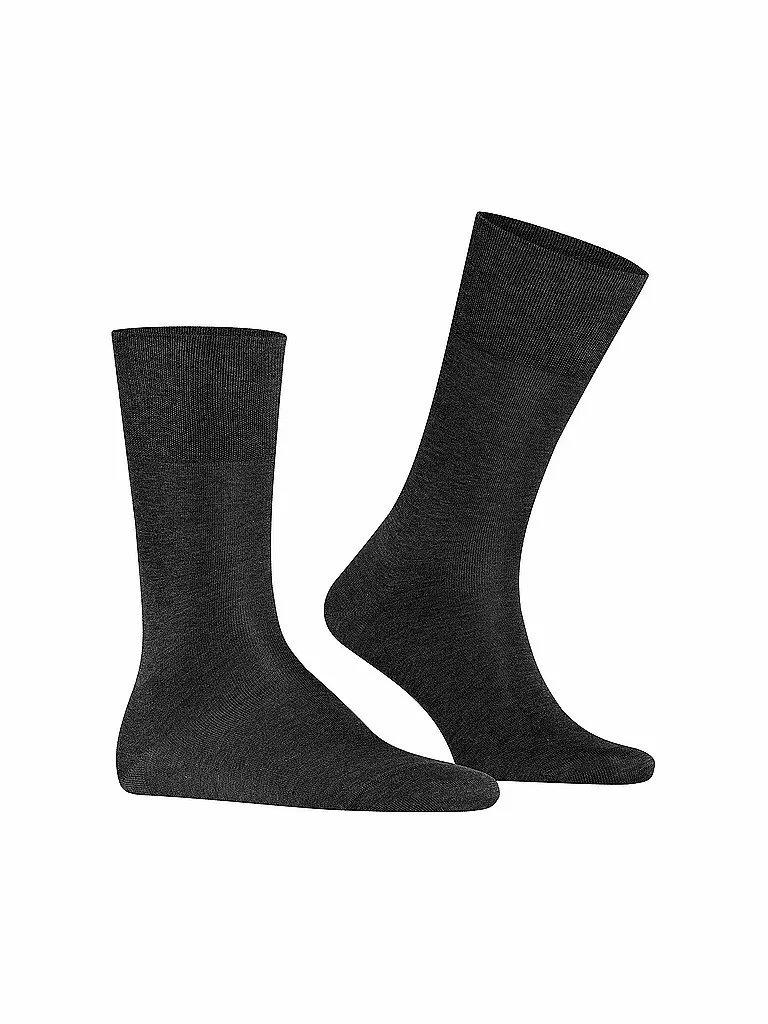 FALKE | Socken TIAGO anthracite melange | hellgrau