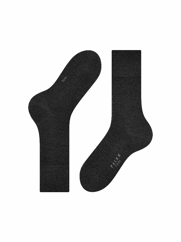 FALKE | Socken TIAGO anthracite melange | hellgrau