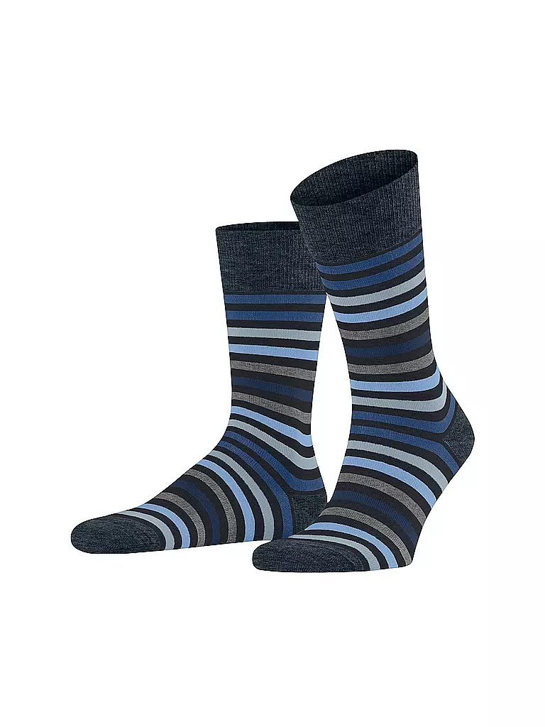 FALKE | Socken TINTED STRIPE dark navy | dunkelblau