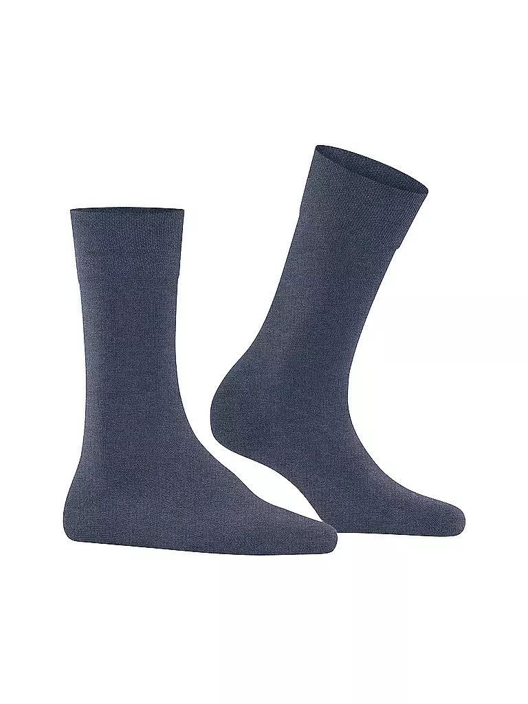 FALKE | SockenSocken SENSITIVE LONDON dark blue mel. | blau
